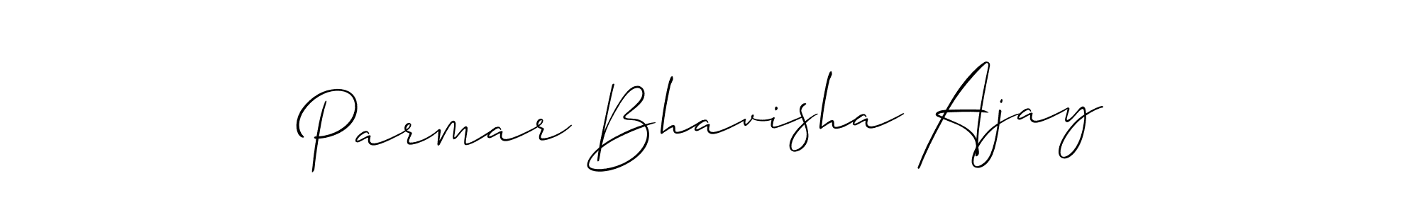 Also You can easily find your signature by using the search form. We will create Parmar Bhavisha Ajay name handwritten signature images for you free of cost using Allison_Script sign style. Parmar Bhavisha Ajay signature style 2 images and pictures png