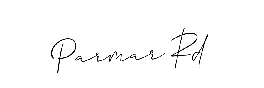 Use a signature maker to create a handwritten signature online. With this signature software, you can design (Allison_Script) your own signature for name Parmar Rd. Parmar Rd signature style 2 images and pictures png