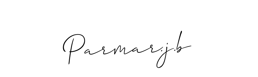 It looks lik you need a new signature style for name Parmar.j.b. Design unique handwritten (Allison_Script) signature with our free signature maker in just a few clicks. Parmar.j.b signature style 2 images and pictures png