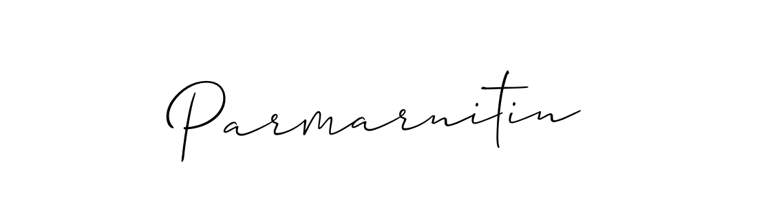 How to make Parmarnitin name signature. Use Allison_Script style for creating short signs online. This is the latest handwritten sign. Parmarnitin signature style 2 images and pictures png