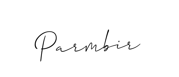 How to make Parmbir signature? Allison_Script is a professional autograph style. Create handwritten signature for Parmbir name. Parmbir signature style 2 images and pictures png