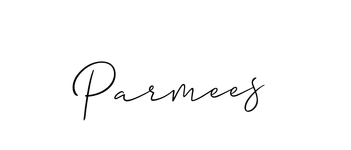 You can use this online signature creator to create a handwritten signature for the name Parmees. This is the best online autograph maker. Parmees signature style 2 images and pictures png