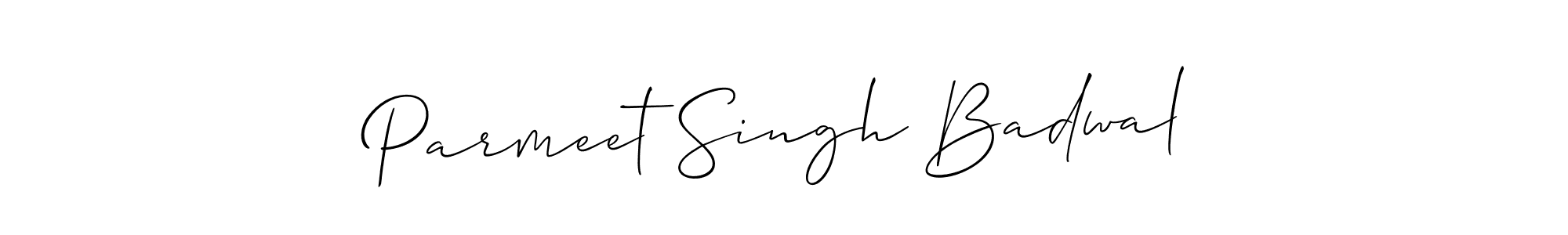 Once you've used our free online signature maker to create your best signature Allison_Script style, it's time to enjoy all of the benefits that Parmeet Singh Badwal name signing documents. Parmeet Singh Badwal signature style 2 images and pictures png