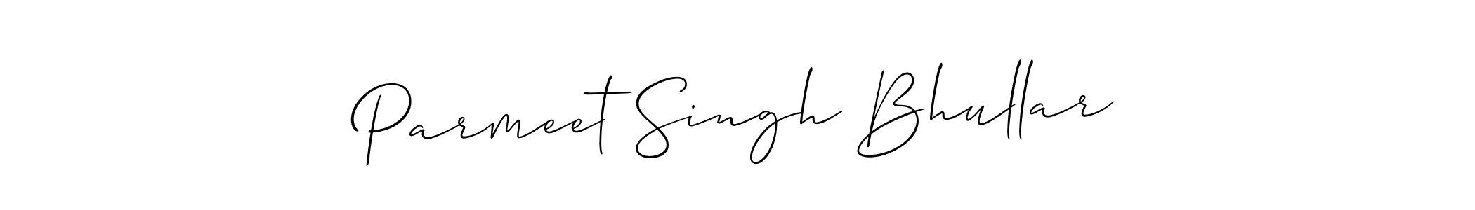 Also You can easily find your signature by using the search form. We will create Parmeet Singh Bhullar name handwritten signature images for you free of cost using Allison_Script sign style. Parmeet Singh Bhullar signature style 2 images and pictures png