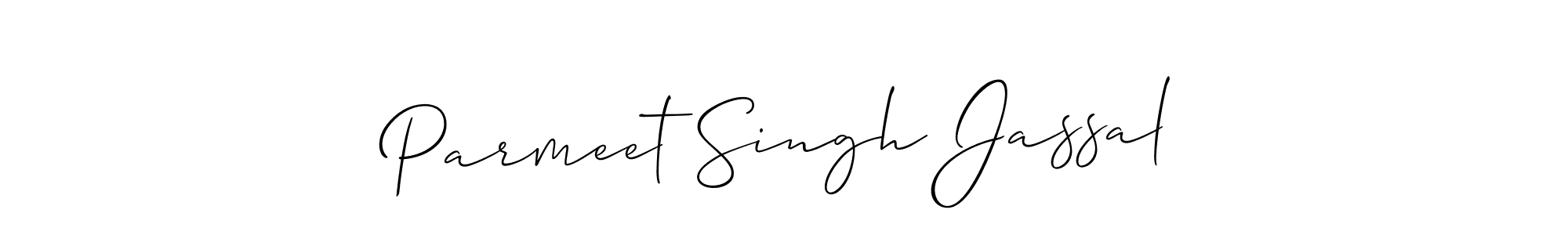It looks lik you need a new signature style for name Parmeet Singh Jassal. Design unique handwritten (Allison_Script) signature with our free signature maker in just a few clicks. Parmeet Singh Jassal signature style 2 images and pictures png