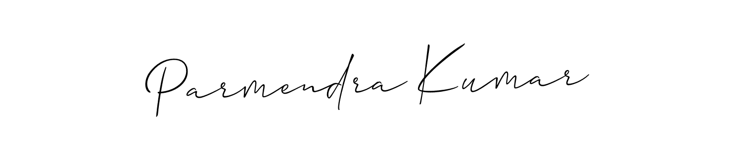 You should practise on your own different ways (Allison_Script) to write your name (Parmendra Kumar) in signature. don't let someone else do it for you. Parmendra Kumar signature style 2 images and pictures png