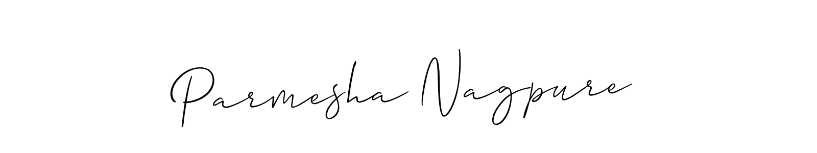 Best and Professional Signature Style for Parmesha Nagpure. Allison_Script Best Signature Style Collection. Parmesha Nagpure signature style 2 images and pictures png