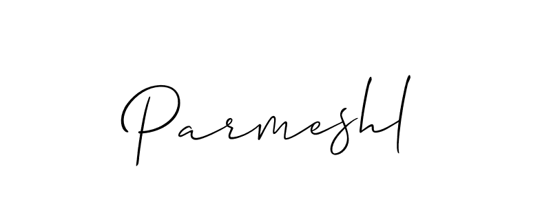 How to make Parmeshl name signature. Use Allison_Script style for creating short signs online. This is the latest handwritten sign. Parmeshl signature style 2 images and pictures png