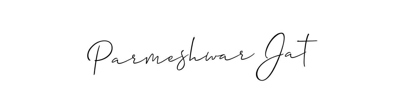 Make a beautiful signature design for name Parmeshwar Jat. With this signature (Allison_Script) style, you can create a handwritten signature for free. Parmeshwar Jat signature style 2 images and pictures png