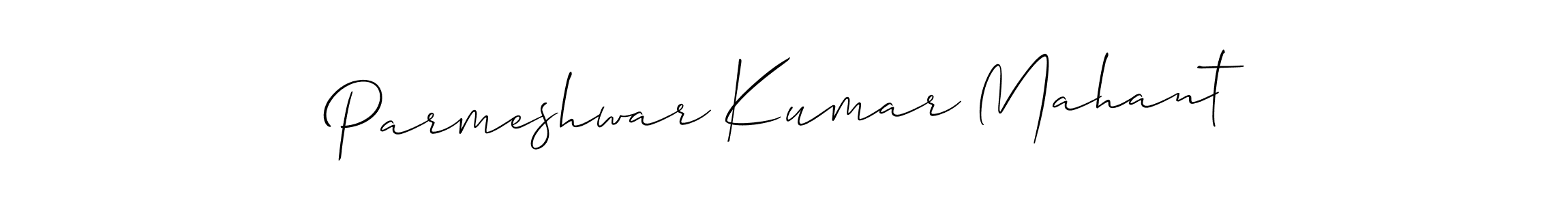 Also You can easily find your signature by using the search form. We will create Parmeshwar Kumar Mahant name handwritten signature images for you free of cost using Allison_Script sign style. Parmeshwar Kumar Mahant signature style 2 images and pictures png