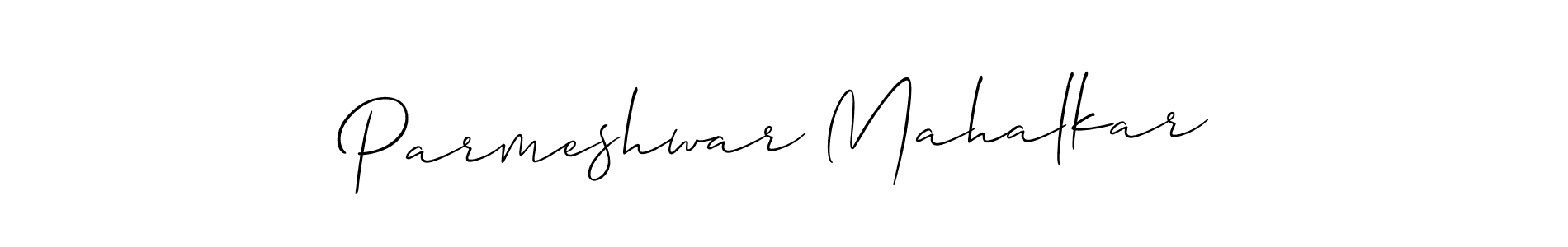 if you are searching for the best signature style for your name Parmeshwar Mahalkar. so please give up your signature search. here we have designed multiple signature styles  using Allison_Script. Parmeshwar Mahalkar signature style 2 images and pictures png