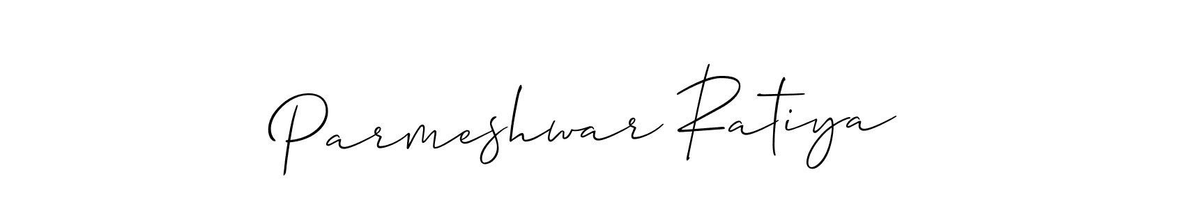 See photos of Parmeshwar Ratiya official signature by Spectra . Check more albums & portfolios. Read reviews & check more about Allison_Script font. Parmeshwar Ratiya signature style 2 images and pictures png