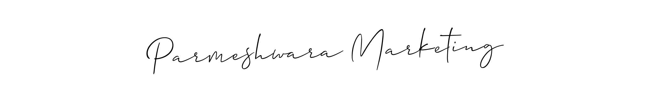 It looks lik you need a new signature style for name Parmeshwara Marketing. Design unique handwritten (Allison_Script) signature with our free signature maker in just a few clicks. Parmeshwara Marketing signature style 2 images and pictures png