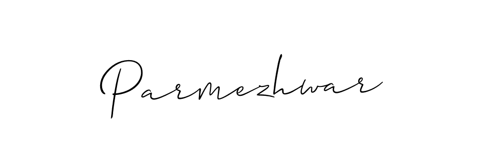 How to make Parmezhwar signature? Allison_Script is a professional autograph style. Create handwritten signature for Parmezhwar name. Parmezhwar signature style 2 images and pictures png