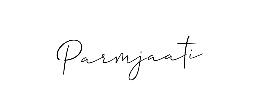 Also we have Parmjaati name is the best signature style. Create professional handwritten signature collection using Allison_Script autograph style. Parmjaati signature style 2 images and pictures png