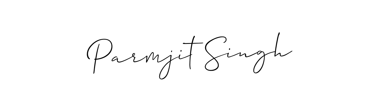 Create a beautiful signature design for name Parmjit Singh. With this signature (Allison_Script) fonts, you can make a handwritten signature for free. Parmjit Singh signature style 2 images and pictures png