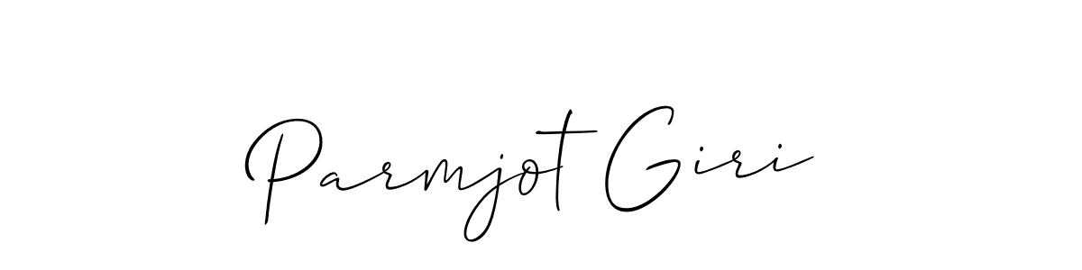 You should practise on your own different ways (Allison_Script) to write your name (Parmjot Giri) in signature. don't let someone else do it for you. Parmjot Giri signature style 2 images and pictures png