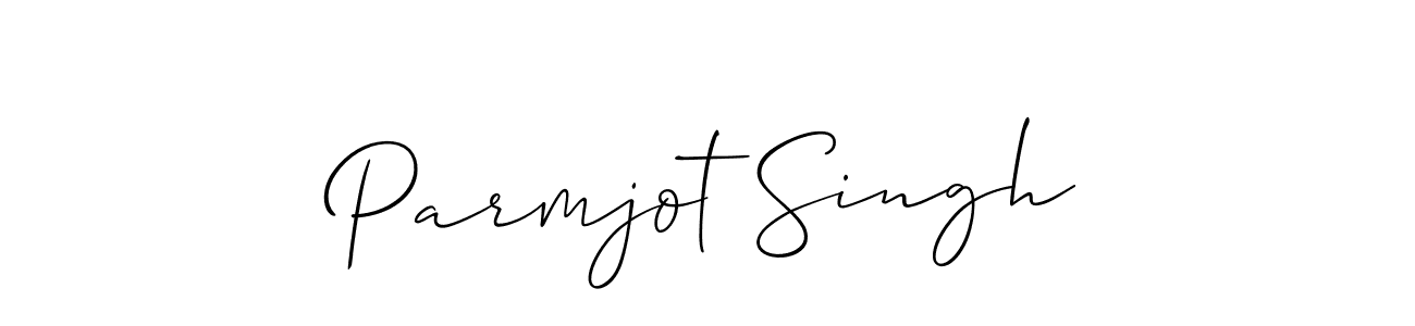Design your own signature with our free online signature maker. With this signature software, you can create a handwritten (Allison_Script) signature for name Parmjot Singh. Parmjot Singh signature style 2 images and pictures png