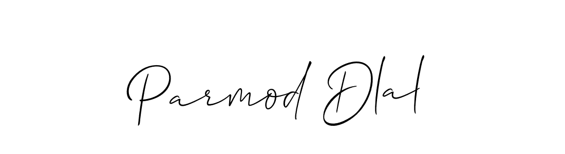 How to make Parmod Dlal signature? Allison_Script is a professional autograph style. Create handwritten signature for Parmod Dlal name. Parmod Dlal signature style 2 images and pictures png