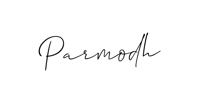Parmodh stylish signature style. Best Handwritten Sign (Allison_Script) for my name. Handwritten Signature Collection Ideas for my name Parmodh. Parmodh signature style 2 images and pictures png