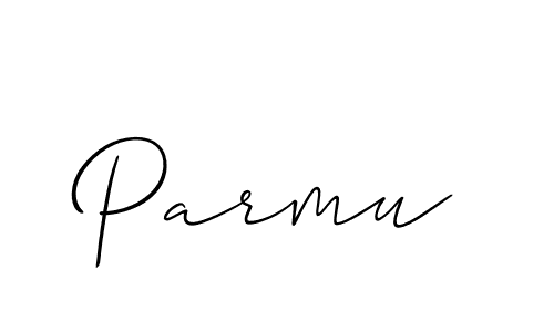 Make a beautiful signature design for name Parmu. Use this online signature maker to create a handwritten signature for free. Parmu signature style 2 images and pictures png