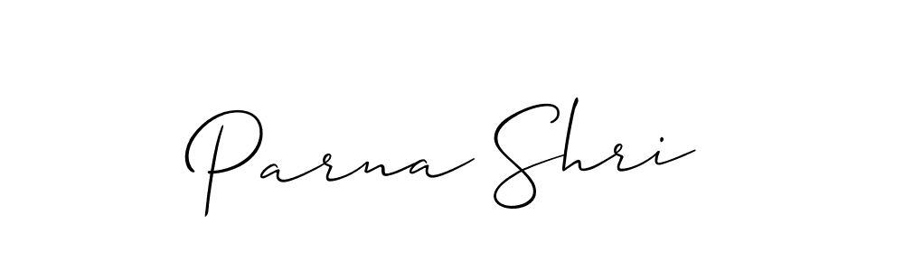 Check out images of Autograph of Parna Shri name. Actor Parna Shri Signature Style. Allison_Script is a professional sign style online. Parna Shri signature style 2 images and pictures png