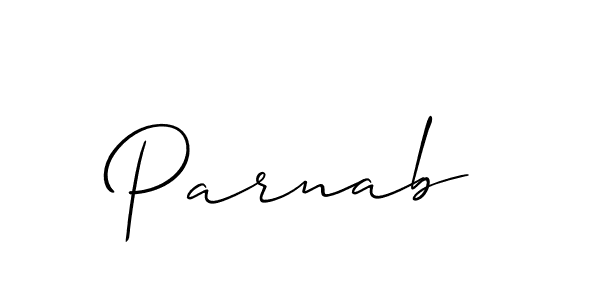 Also You can easily find your signature by using the search form. We will create Parnab name handwritten signature images for you free of cost using Allison_Script sign style. Parnab signature style 2 images and pictures png