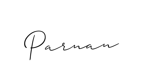Best and Professional Signature Style for Parnan. Allison_Script Best Signature Style Collection. Parnan signature style 2 images and pictures png