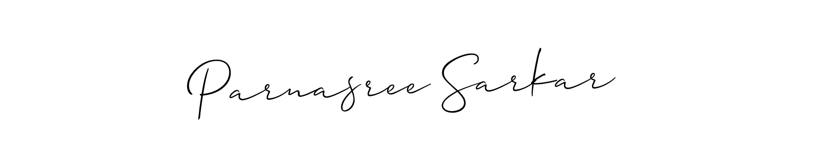 How to Draw Parnasree Sarkar signature style? Allison_Script is a latest design signature styles for name Parnasree Sarkar. Parnasree Sarkar signature style 2 images and pictures png