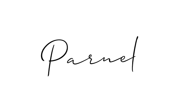 How to make Parnel name signature. Use Allison_Script style for creating short signs online. This is the latest handwritten sign. Parnel signature style 2 images and pictures png