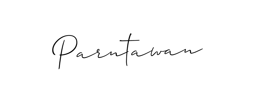 How to make Parntawan signature? Allison_Script is a professional autograph style. Create handwritten signature for Parntawan name. Parntawan signature style 2 images and pictures png