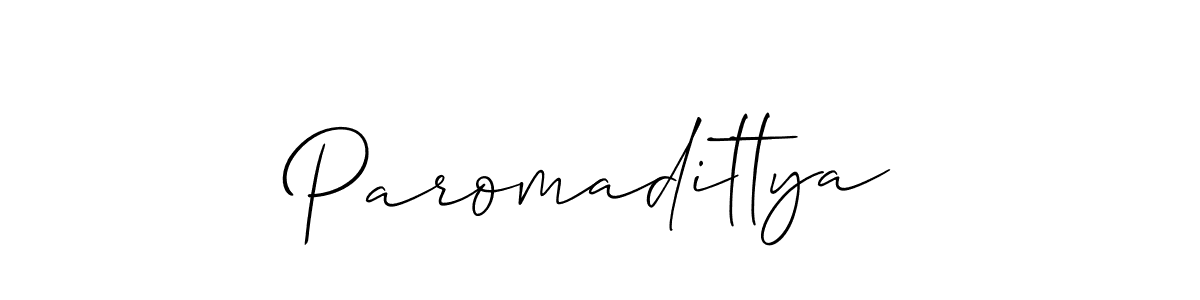 How to Draw Paromadittya signature style? Allison_Script is a latest design signature styles for name Paromadittya. Paromadittya signature style 2 images and pictures png