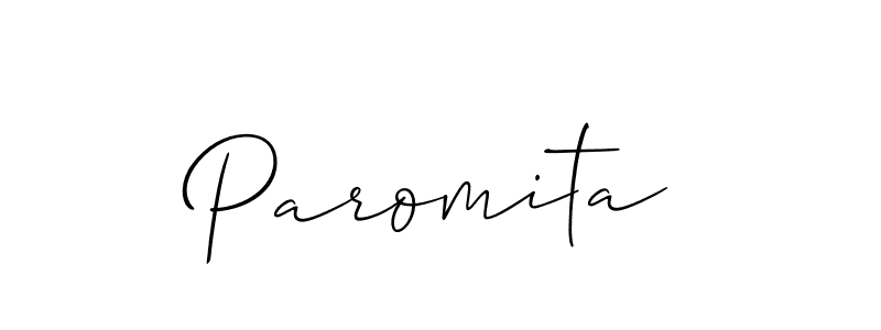 You should practise on your own different ways (Allison_Script) to write your name (Paromita) in signature. don't let someone else do it for you. Paromita signature style 2 images and pictures png