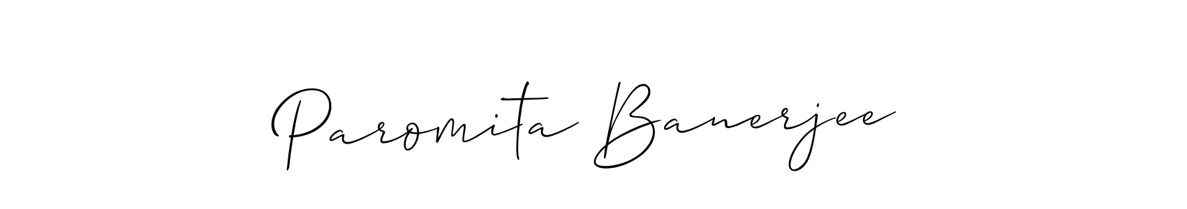 Make a beautiful signature design for name Paromita Banerjee. Use this online signature maker to create a handwritten signature for free. Paromita Banerjee signature style 2 images and pictures png