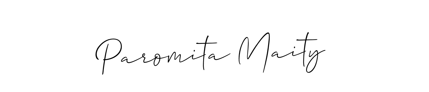 Similarly Allison_Script is the best handwritten signature design. Signature creator online .You can use it as an online autograph creator for name Paromita Maity. Paromita Maity signature style 2 images and pictures png
