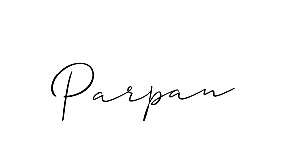 How to make Parpan name signature. Use Allison_Script style for creating short signs online. This is the latest handwritten sign. Parpan signature style 2 images and pictures png