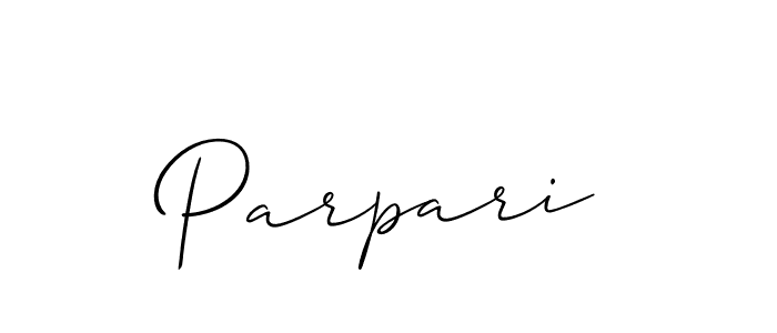 Similarly Allison_Script is the best handwritten signature design. Signature creator online .You can use it as an online autograph creator for name Parpari. Parpari signature style 2 images and pictures png