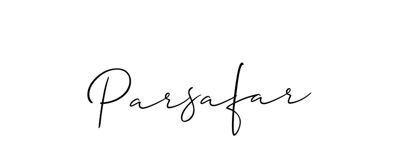 The best way (Allison_Script) to make a short signature is to pick only two or three words in your name. The name Parsafar include a total of six letters. For converting this name. Parsafar signature style 2 images and pictures png