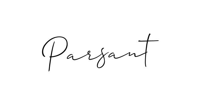 Make a beautiful signature design for name Parsant. Use this online signature maker to create a handwritten signature for free. Parsant signature style 2 images and pictures png