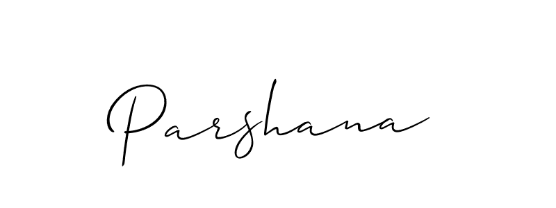 Make a short Parshana signature style. Manage your documents anywhere anytime using Allison_Script. Create and add eSignatures, submit forms, share and send files easily. Parshana signature style 2 images and pictures png