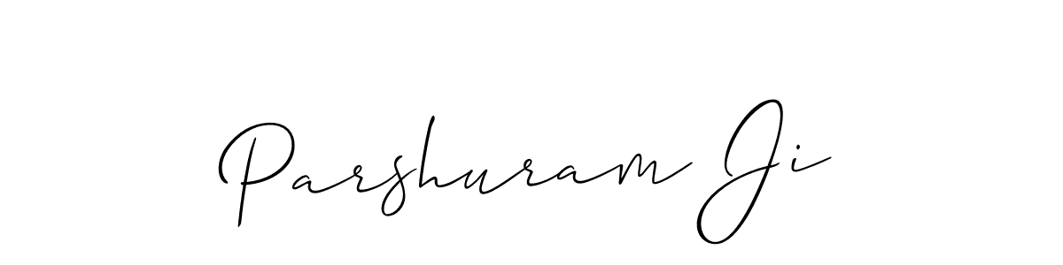 Also we have Parshuram Ji name is the best signature style. Create professional handwritten signature collection using Allison_Script autograph style. Parshuram Ji signature style 2 images and pictures png