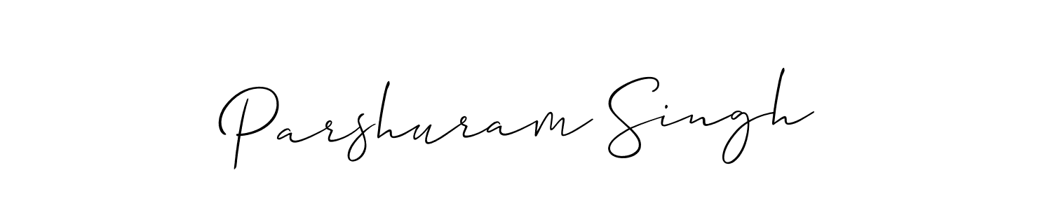 Make a beautiful signature design for name Parshuram Singh. With this signature (Allison_Script) style, you can create a handwritten signature for free. Parshuram Singh signature style 2 images and pictures png