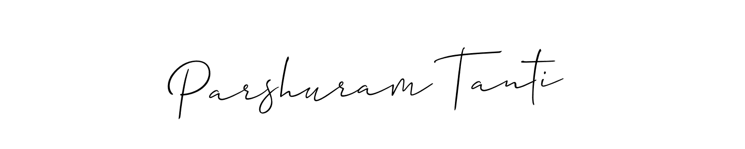 Similarly Allison_Script is the best handwritten signature design. Signature creator online .You can use it as an online autograph creator for name Parshuram Tanti. Parshuram Tanti signature style 2 images and pictures png