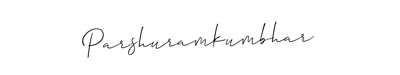The best way (Allison_Script) to make a short signature is to pick only two or three words in your name. The name Parshuramkumbhar include a total of six letters. For converting this name. Parshuramkumbhar signature style 2 images and pictures png