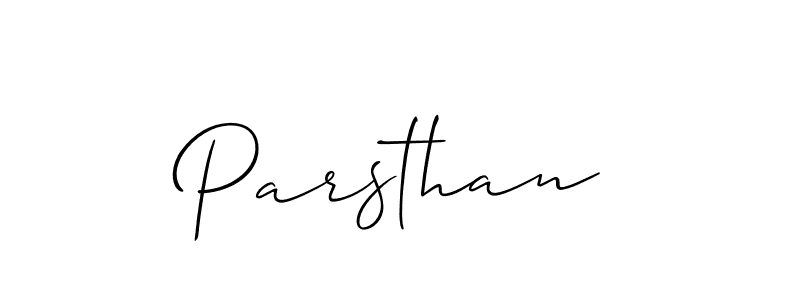 Best and Professional Signature Style for Parsthan. Allison_Script Best Signature Style Collection. Parsthan signature style 2 images and pictures png