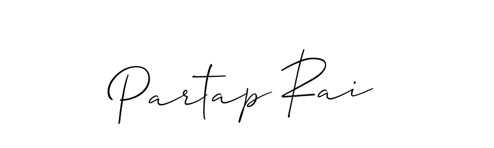 How to make Partap Rai signature? Allison_Script is a professional autograph style. Create handwritten signature for Partap Rai name. Partap Rai signature style 2 images and pictures png