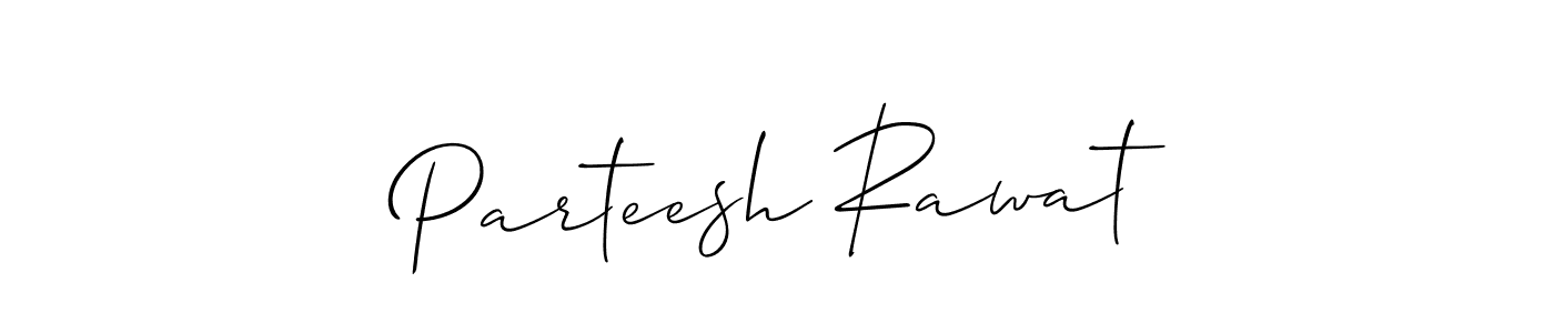 Create a beautiful signature design for name Parteesh Rawat. With this signature (Allison_Script) fonts, you can make a handwritten signature for free. Parteesh Rawat signature style 2 images and pictures png