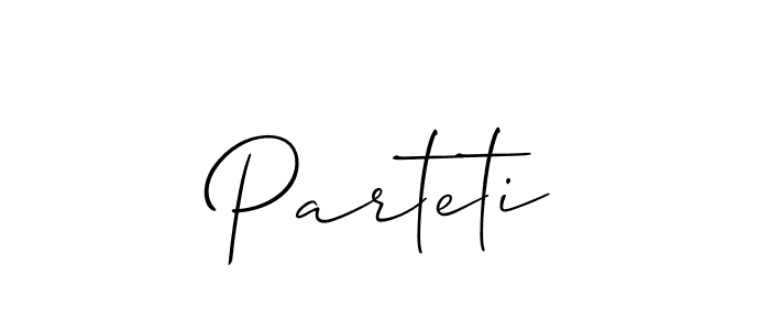 You can use this online signature creator to create a handwritten signature for the name Parteti. This is the best online autograph maker. Parteti signature style 2 images and pictures png