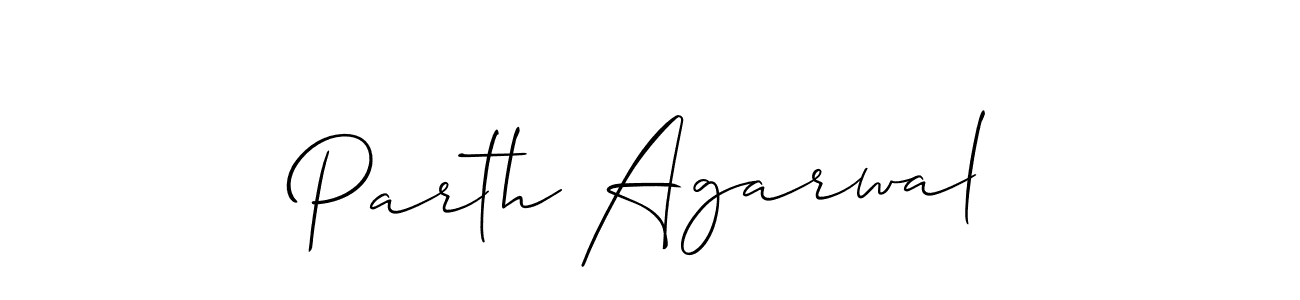 if you are searching for the best signature style for your name Parth Agarwal. so please give up your signature search. here we have designed multiple signature styles  using Allison_Script. Parth Agarwal signature style 2 images and pictures png