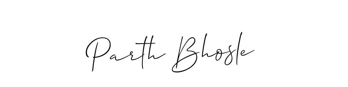 How to make Parth Bhosle signature? Allison_Script is a professional autograph style. Create handwritten signature for Parth Bhosle name. Parth Bhosle signature style 2 images and pictures png